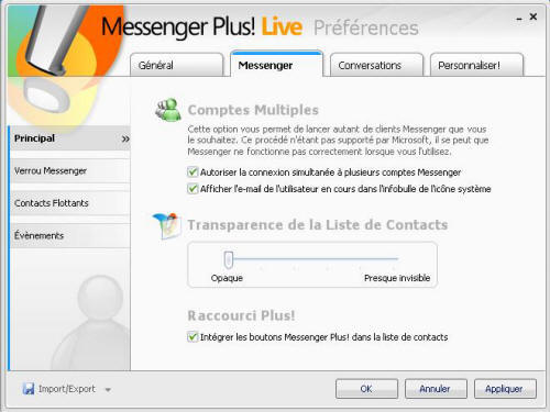Messenger Plus