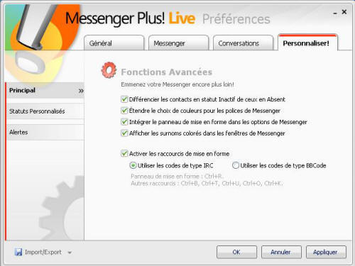 Messenger Plus